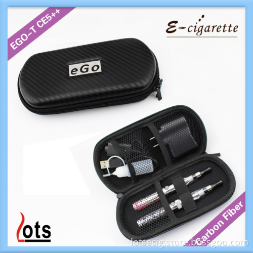 2014 up! Tech New Design Carbon Fiber Zipper EGO Case/Bag for E-Cigarettes EGO/Evod Kit on Hot Sale at Hot Summer